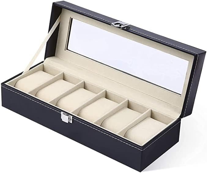 Six slot watch box